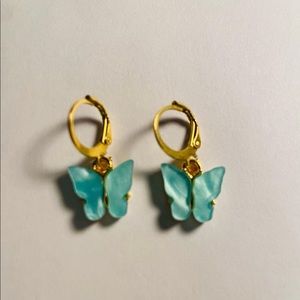 handmade butterfly earrings